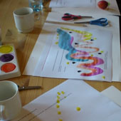 Foto: Kunstkurs f�r ErzieherInnen